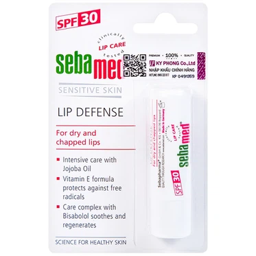 Sebamed Lip Defense lip balm soothes and softens lips (4.8g)