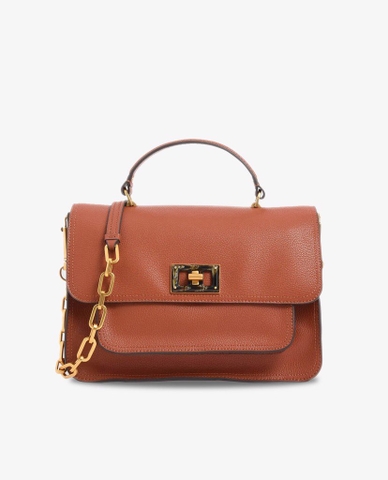 Large Resin Effect Buckle crossbody bag